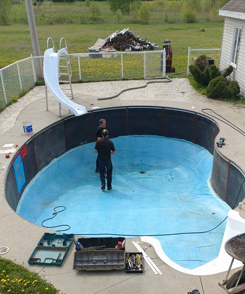 Installation piscine Beauport