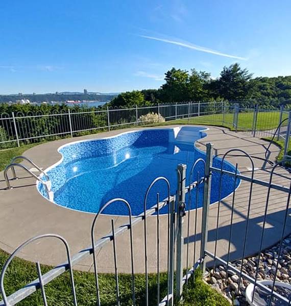 Vente et installation toile piscine creusée Sainte-Foy